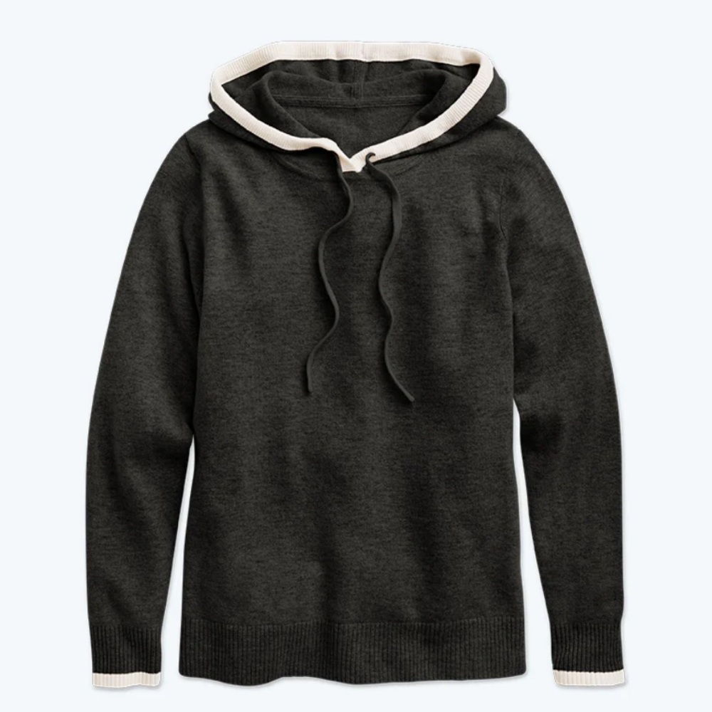 NWT Summersalt Gray Extrafine Merino Wool Hoodie Size S